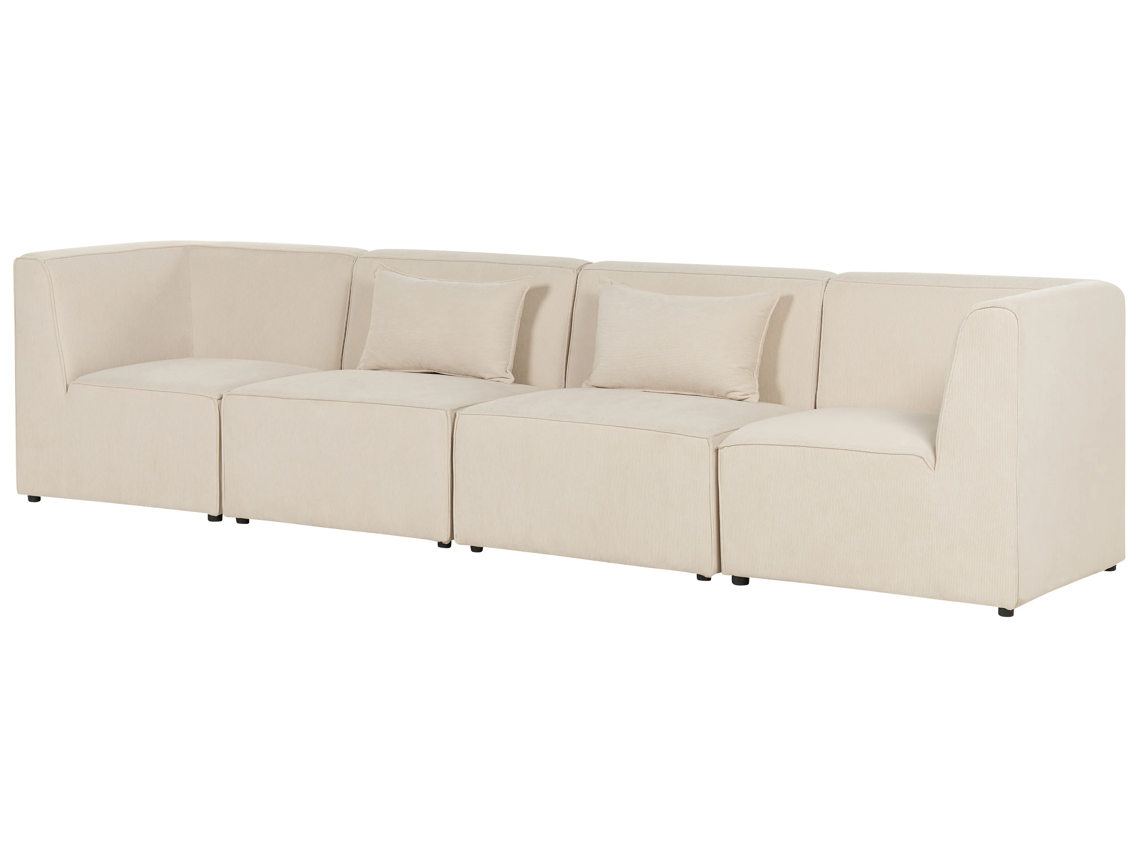 Modulaire bank 4-zits LEMVIG Corduroy Lichtbeige