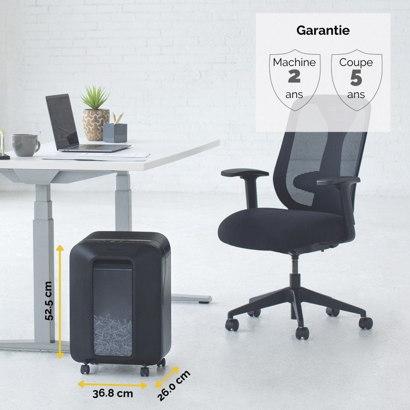 Fellowes Powershred LX200 destructeur de papier Noir