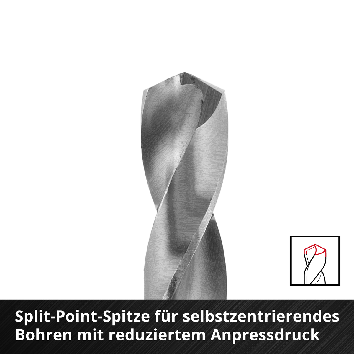 Originele Einhell XL-CASE 95-delige bit- en boorset (bits, diverse boren, snelwisselbithouder, dopsleutel, verzinkboor, boorstop, inbussleutel inclusief opbergdoos)