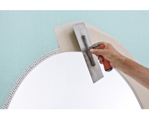 CATNIC MULTI ROUND Hoekbeschermingsprofiel, hard PVC, voor gipsplaat, voor bochten, rol = 10 m