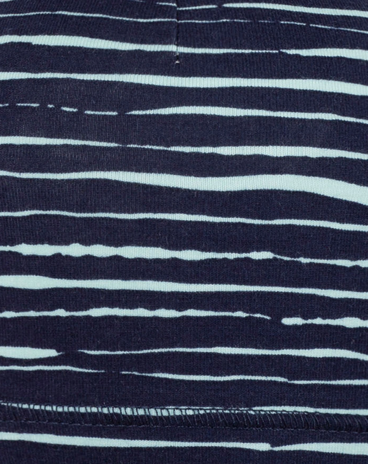 Jersey-Beanie STREIFEN in marine