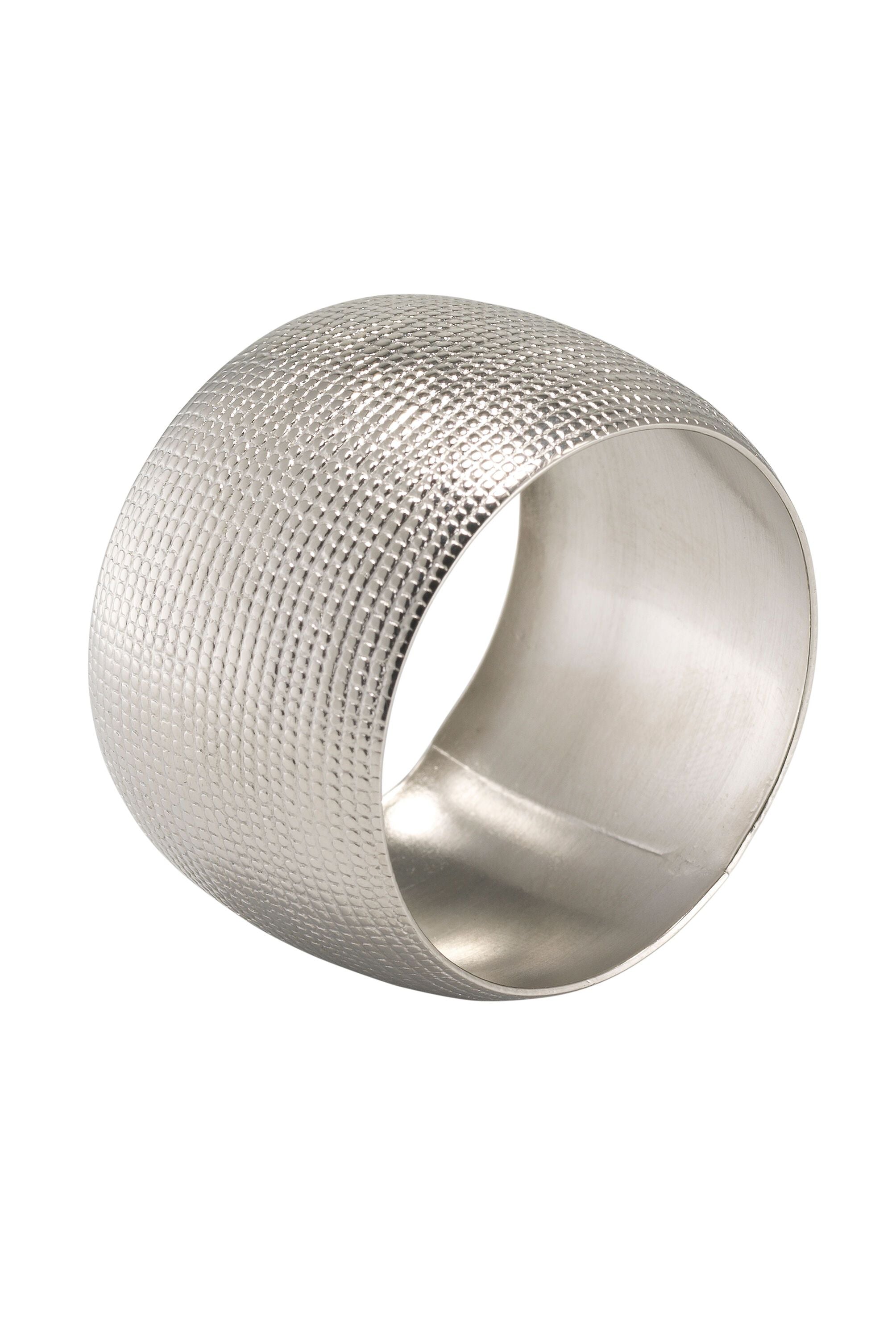 GLAMOUR Serviettenring - Silber / B: 4.5 cm x H: 3.0 cm
