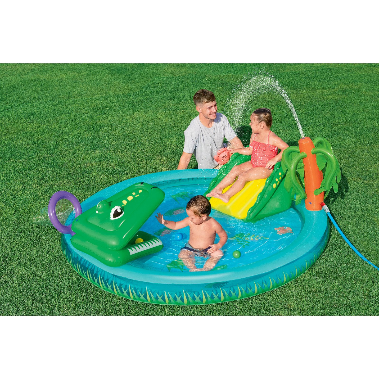 Bestway Wasserspielcenter Krokodil Bucht