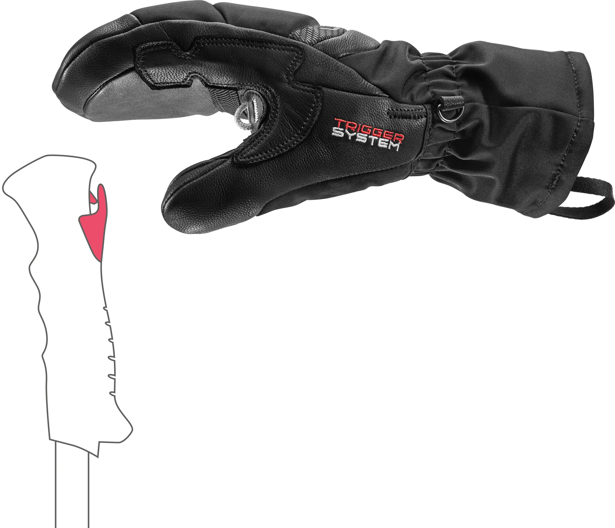 Leki Griffin Base 3d Women Mitt Black
