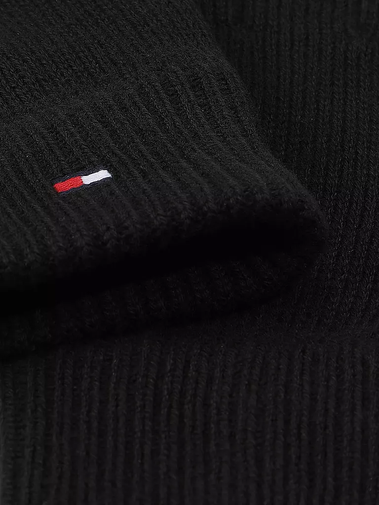 TOMMY HILFIGER Geschenkset 2-teilig Mütze und Handschuhe schwarz