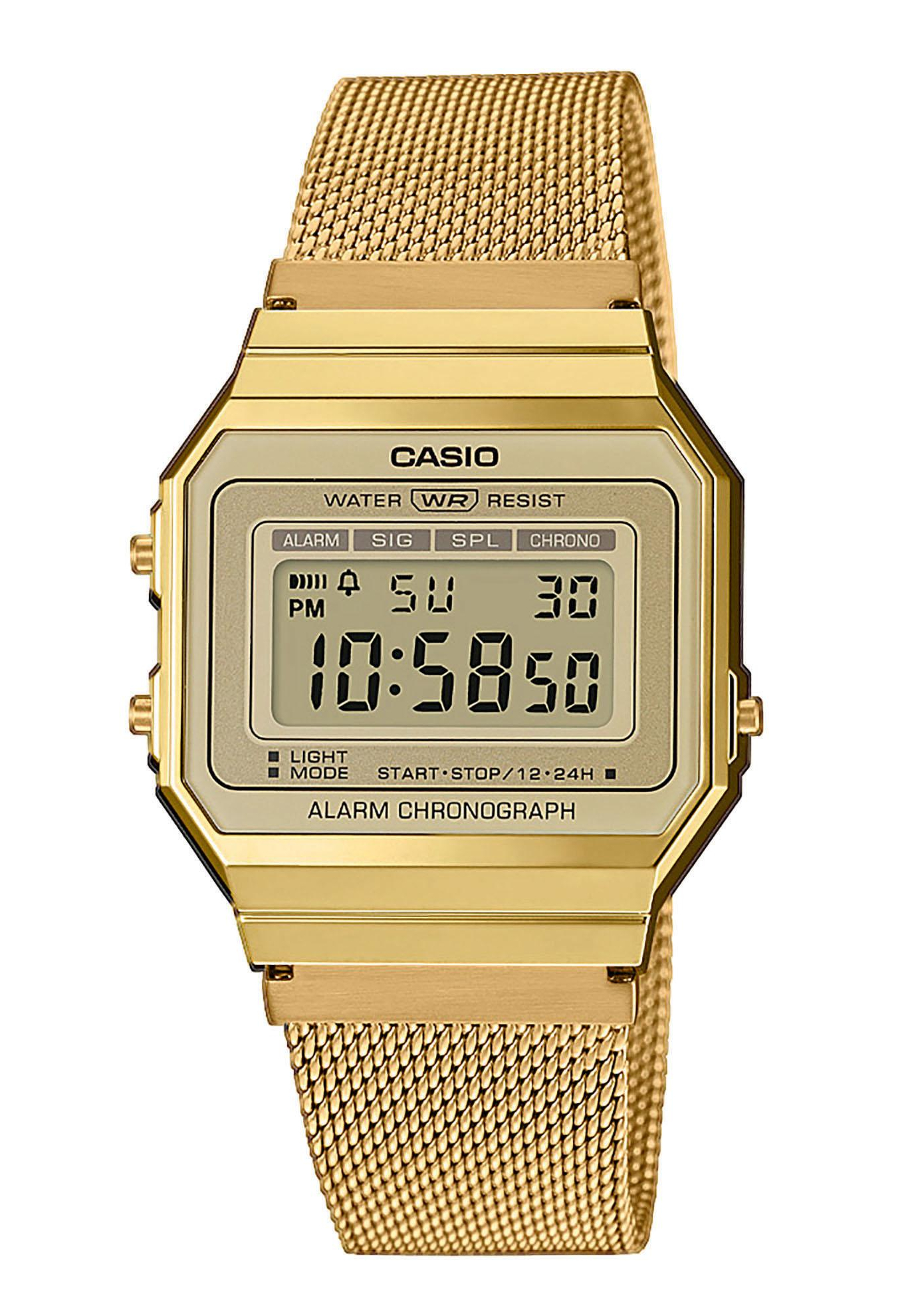 Casio Retro Edgy Armbanduhr A700WEMG-9AEF