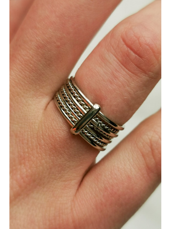 Bague argentée - Mile Mila