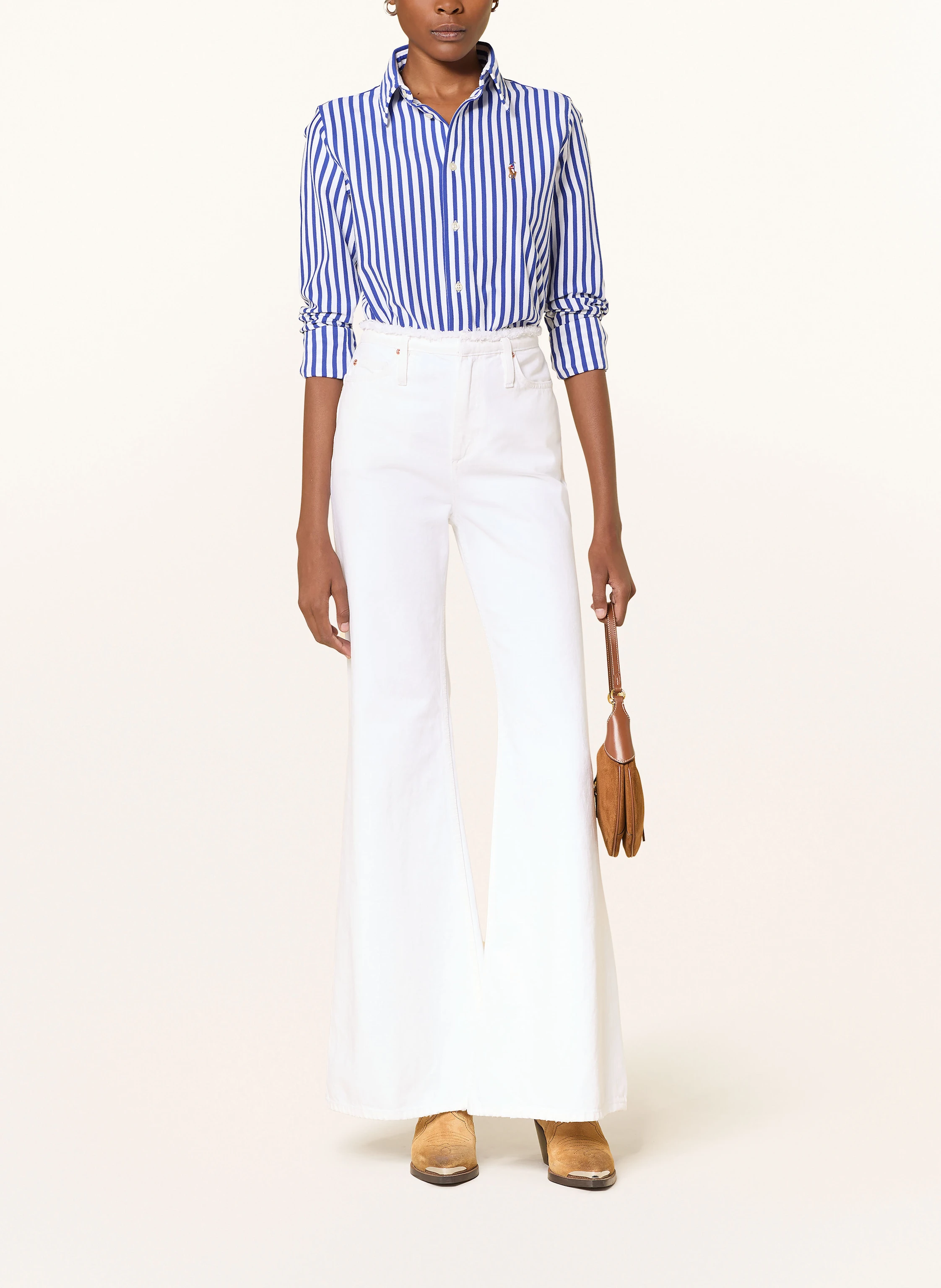 POLO RALPH LAUREN Hemdbluse aus Piqué