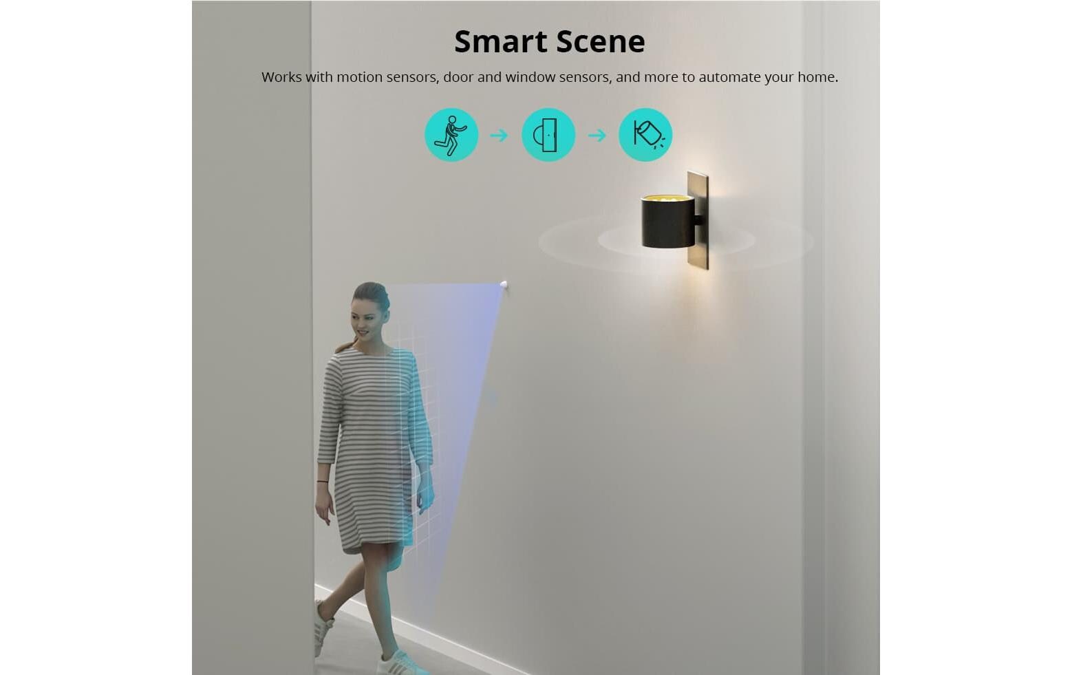 WLAN-Lichtaktor MINIR4M, 10A 2400 W, 1-fachSmart Licht Schalter