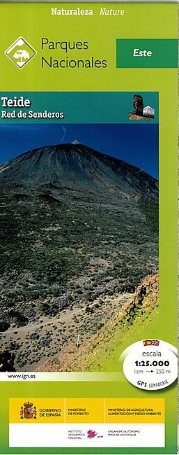 PN TEIDE RED DE SENDEROS 1.25.000