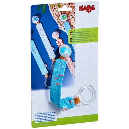 HABA 306075 Schnullerband Meereswelt, sortiert
