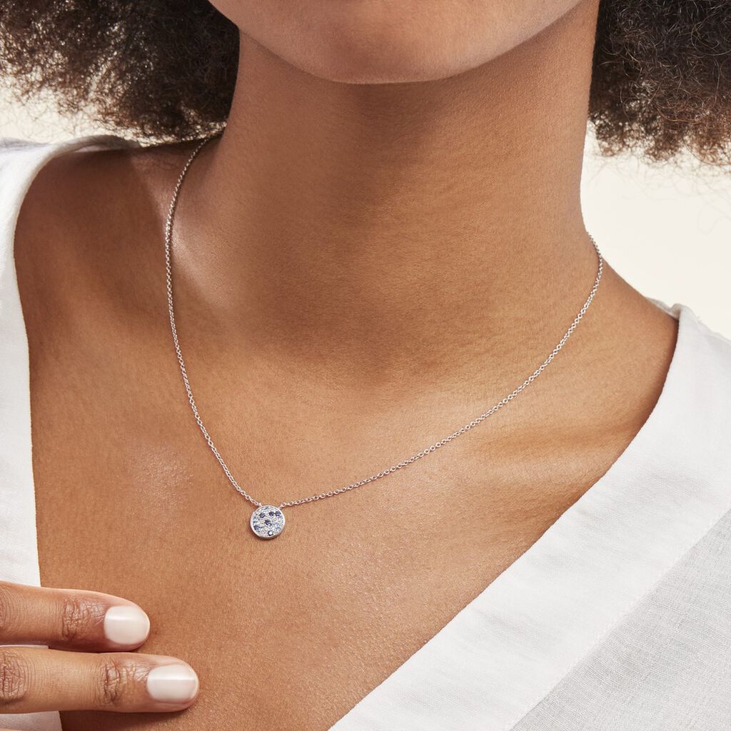 Collier Nelig Argent Oxyde De Zirconium