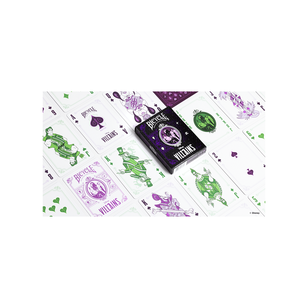 Cartes Bicycle Ultimates - Disney Villains Violet