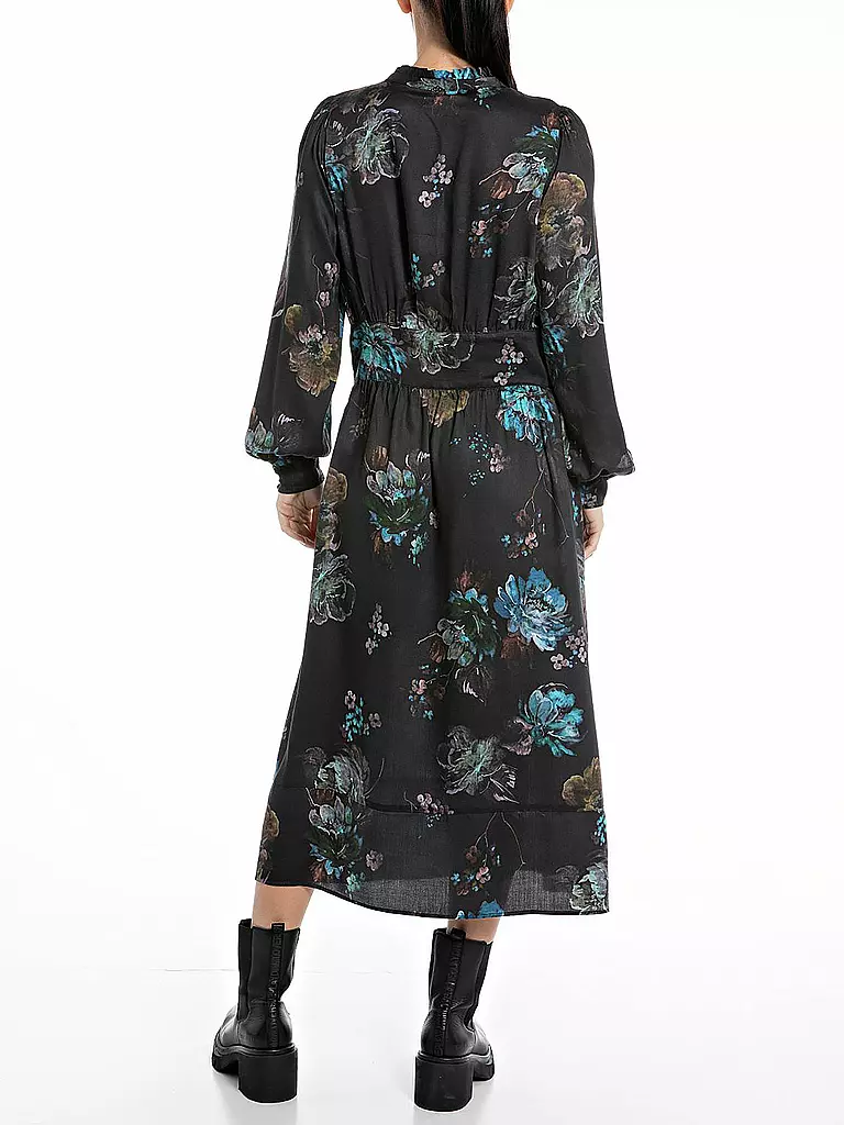 REPLAY Midikleid  schwarz