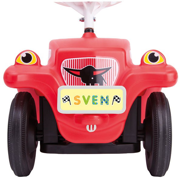 BIGBIG   Bobby Car Mein Nummernschild