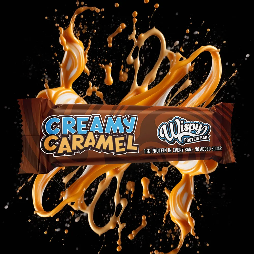 Wispy Protein Bar Creamy Caramel - 55 g.