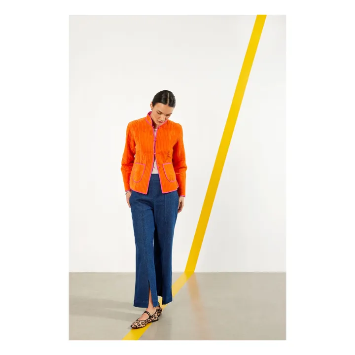 Maria de la Orden Veste Matelassée Fittonia | Orange