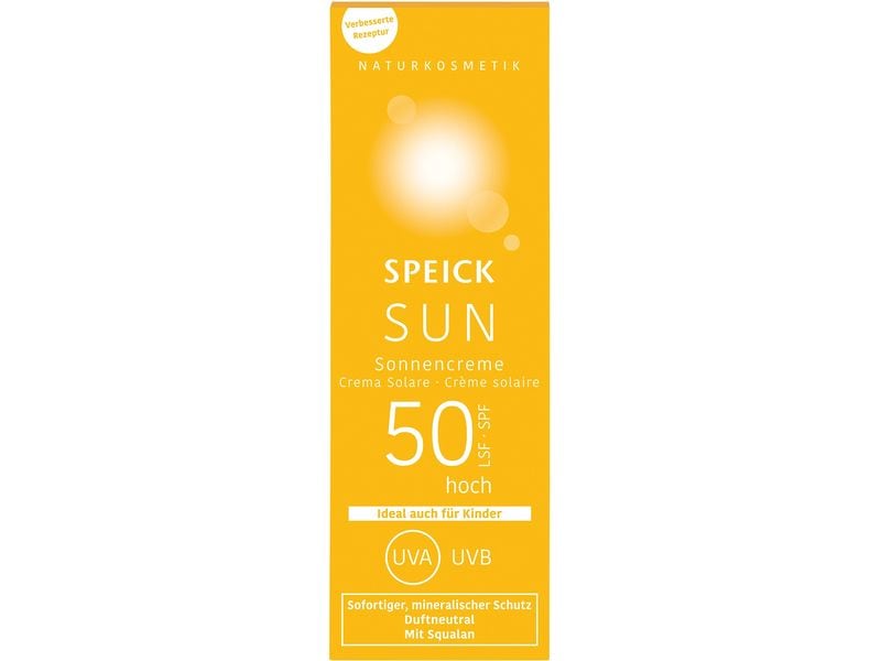 Speick Sonnencrème Körper LSF 50 60 ml Natürliche Sonnencrème mit zuverlässigem Sofortschutz