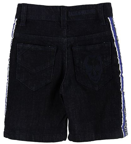 Zadig & Voltaire Shorts - MørkDenim m. Tekst