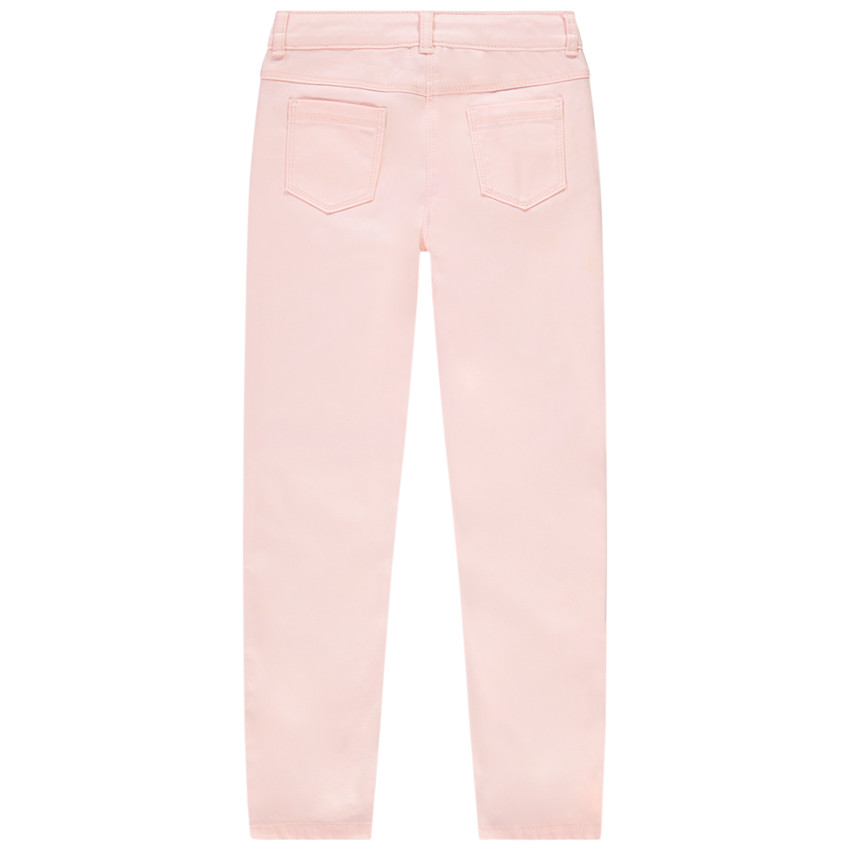 Pantalon slim en twill uni pour fille