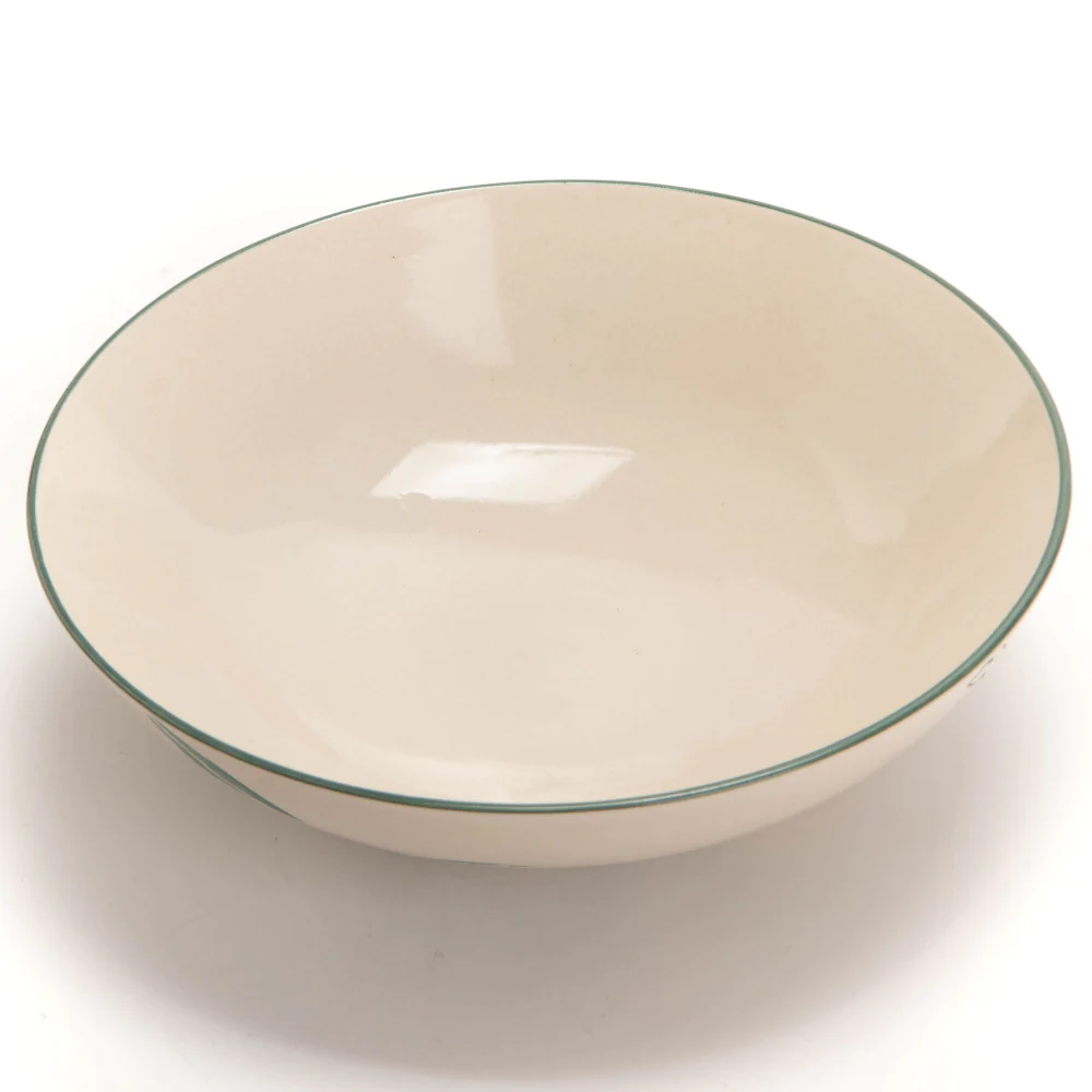 Pasta bol vert Zélie (lot de 2) Amadeus