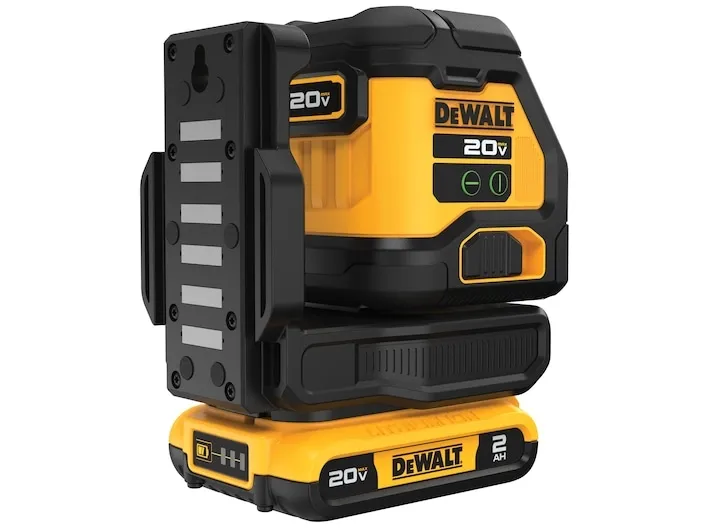 DeWalt DCLE34021D1-QW krydslaservaterpas; 18 V; 1x2,0 Ah batteri.