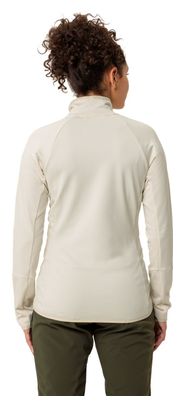 Veste Polaire Femme Vaude Monviso Blanc Ecru