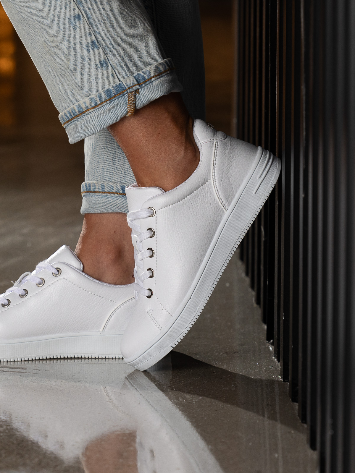 Gorbio Low White - Trapes Sko