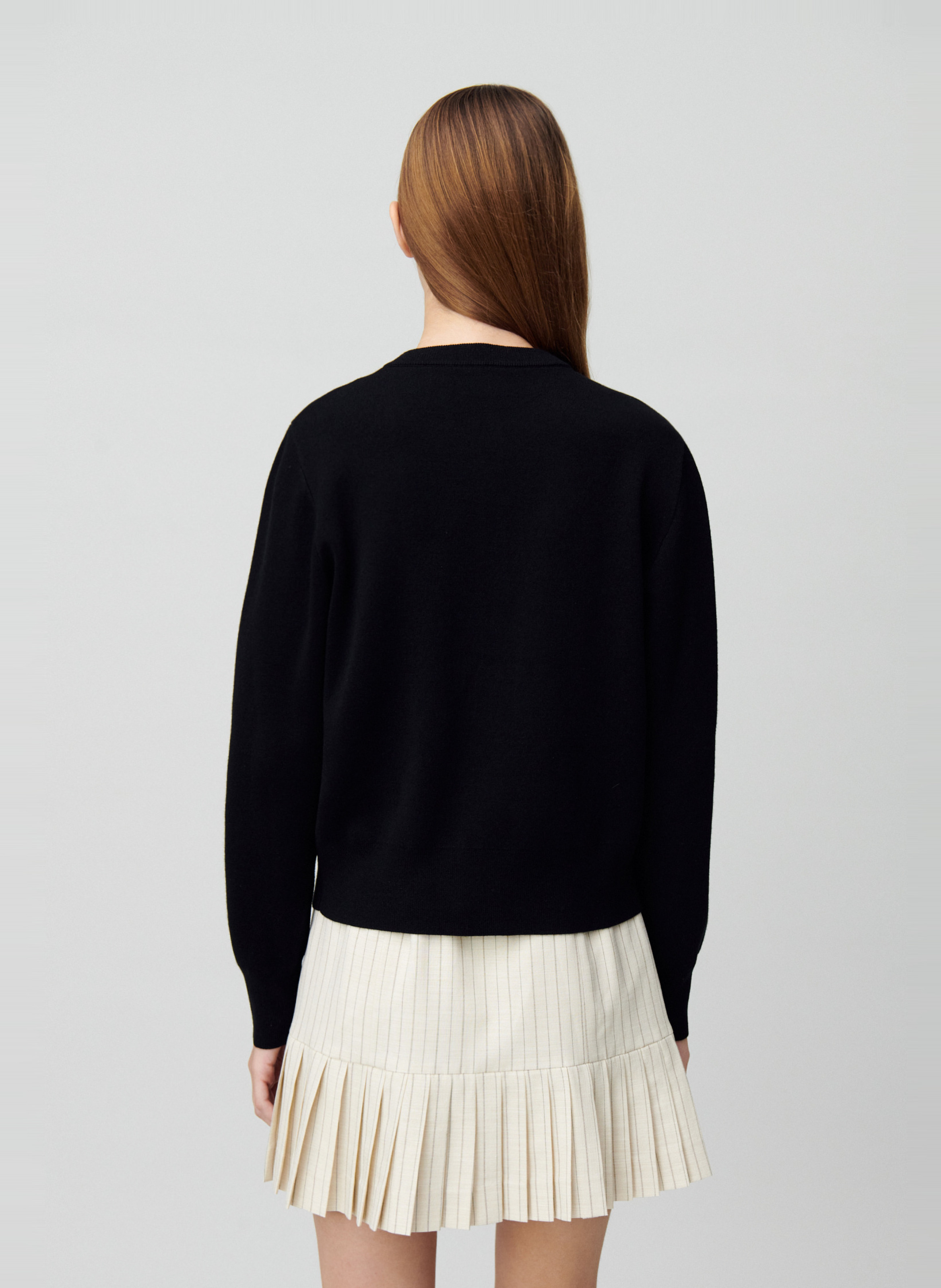 CLAUDIE PIERLOT Gilet col rond - Noir