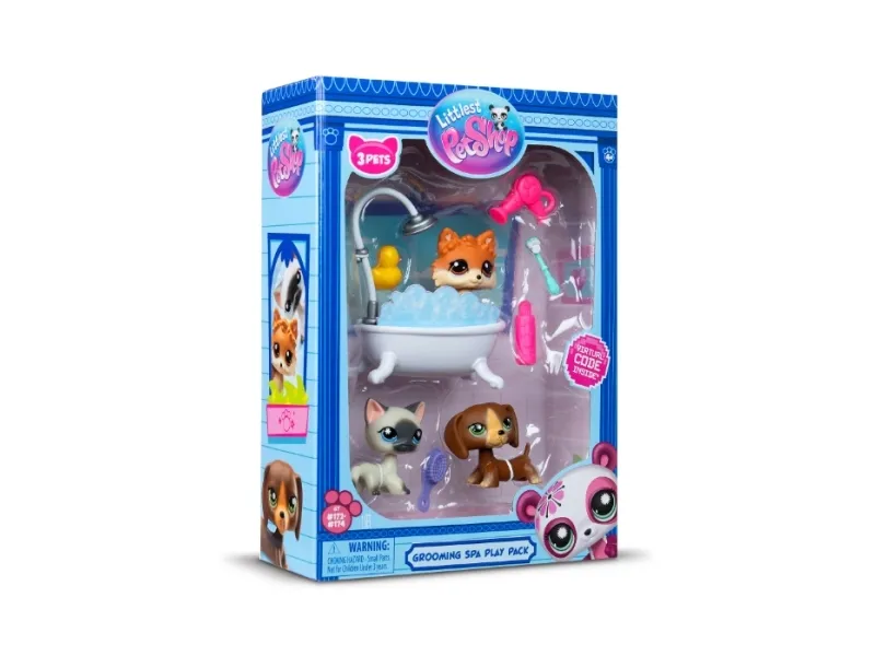 LITTLEST PET SHOP GROOMING SPA PLAY PACK