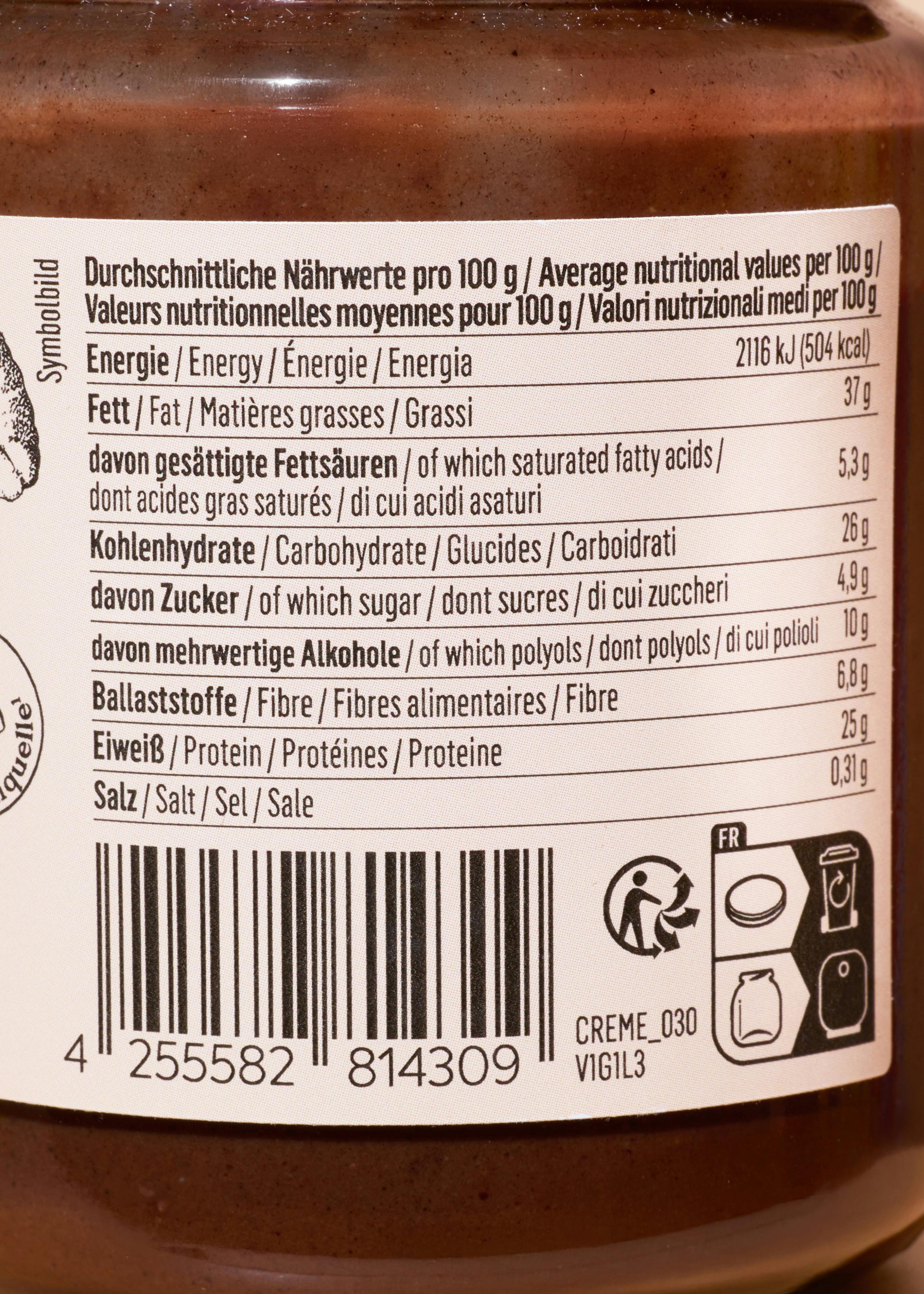 Vegane crunchy Proteincreme 6 x 200 g