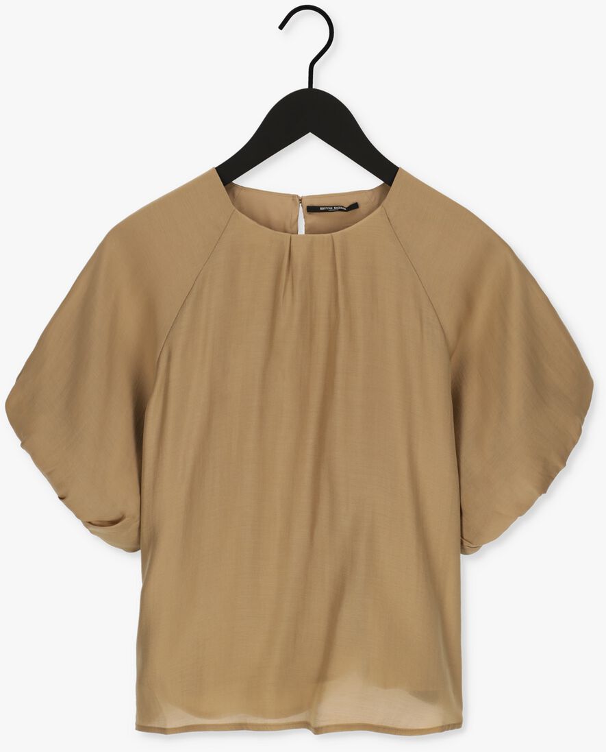BRUUNS BAZAAR camel bruuns bazaar top zaria dona blouse