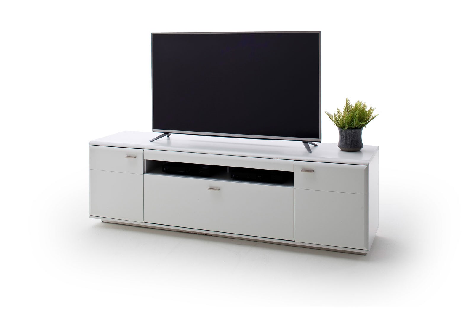 TV-Lowboard AMORA 195 cm NB weiß