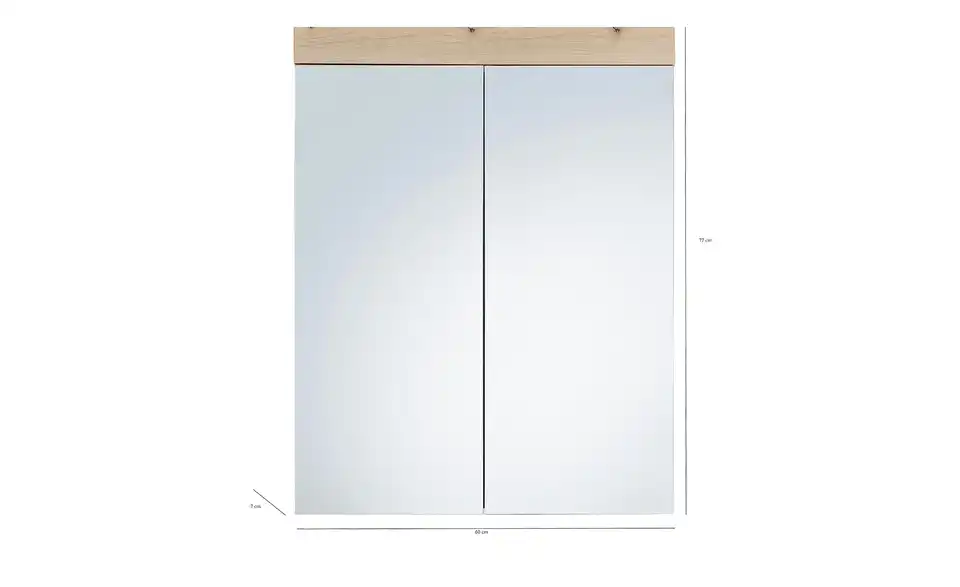 Spiegelschrank Amanda Asteiche (Nachbildung)