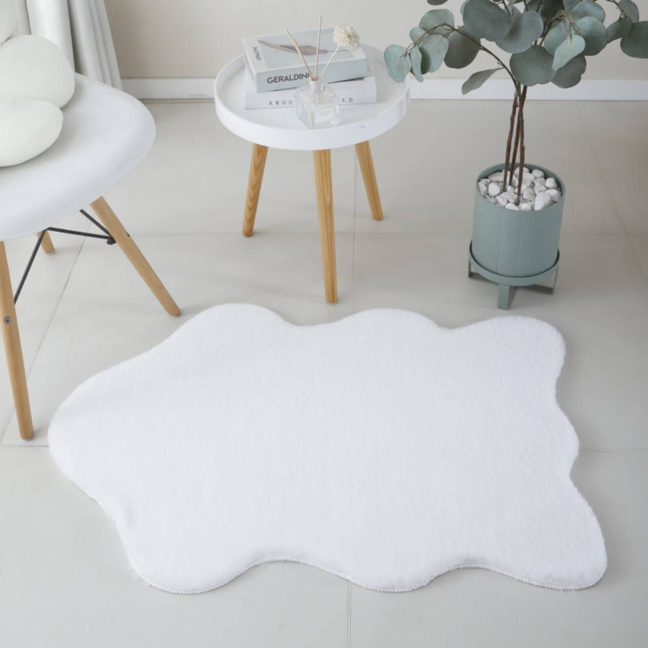 Teppich, Super Weich, Kunstfell, Flauschig, Waschbarer Kinderzimmer, Babyzimmer