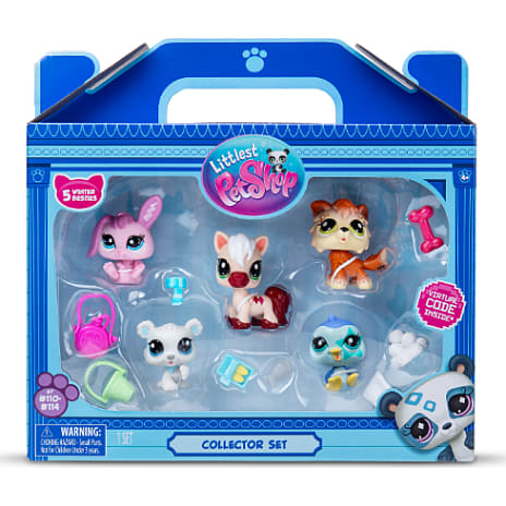 Littlest Pet Shop vintervenner 5 pak