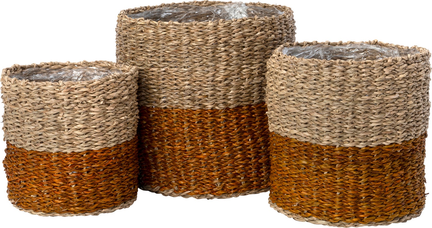 Intratuin plantenmand Ruben duotoon naturel / bruin D 20 H 22 cm