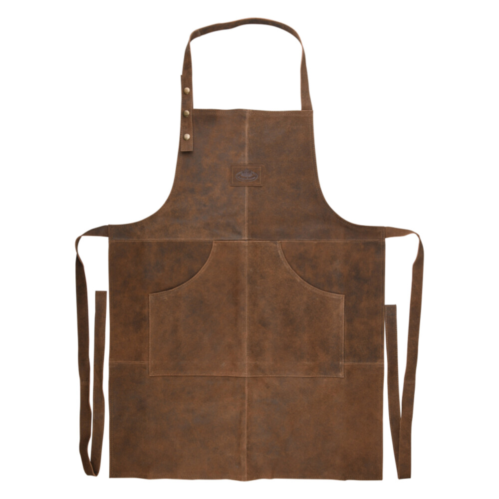 Esschert Design BBQ Schort Leer Bruin