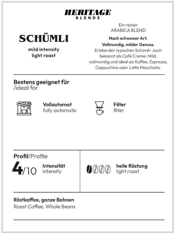 Joerges - Heritage Schümli - Gemalen Koffie - 1kg