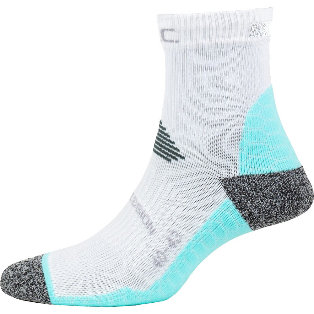 P.A.C. 6.2 Running Reflective Pro Mid Compression Socken weiß