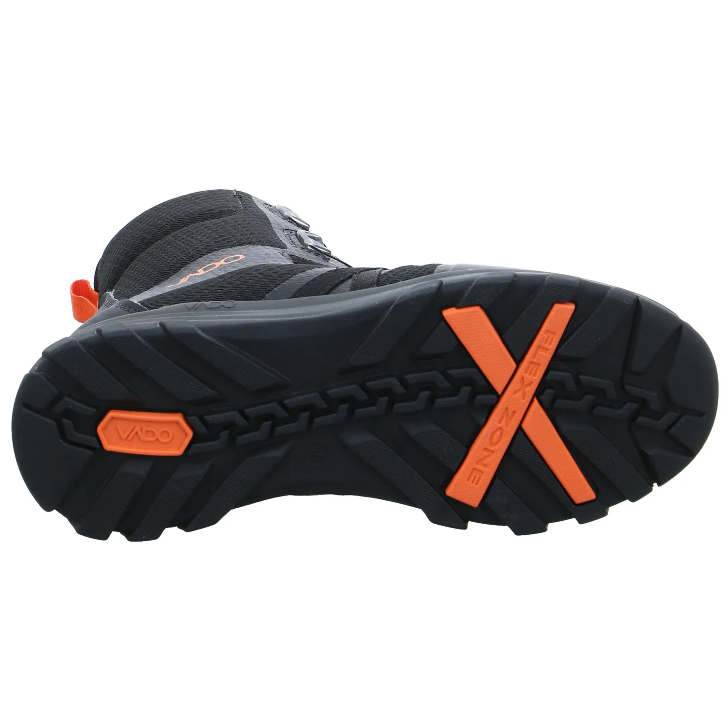 VADO Jungen- Snowboot Membran Schwarz Textil  Winter-Sneaker high