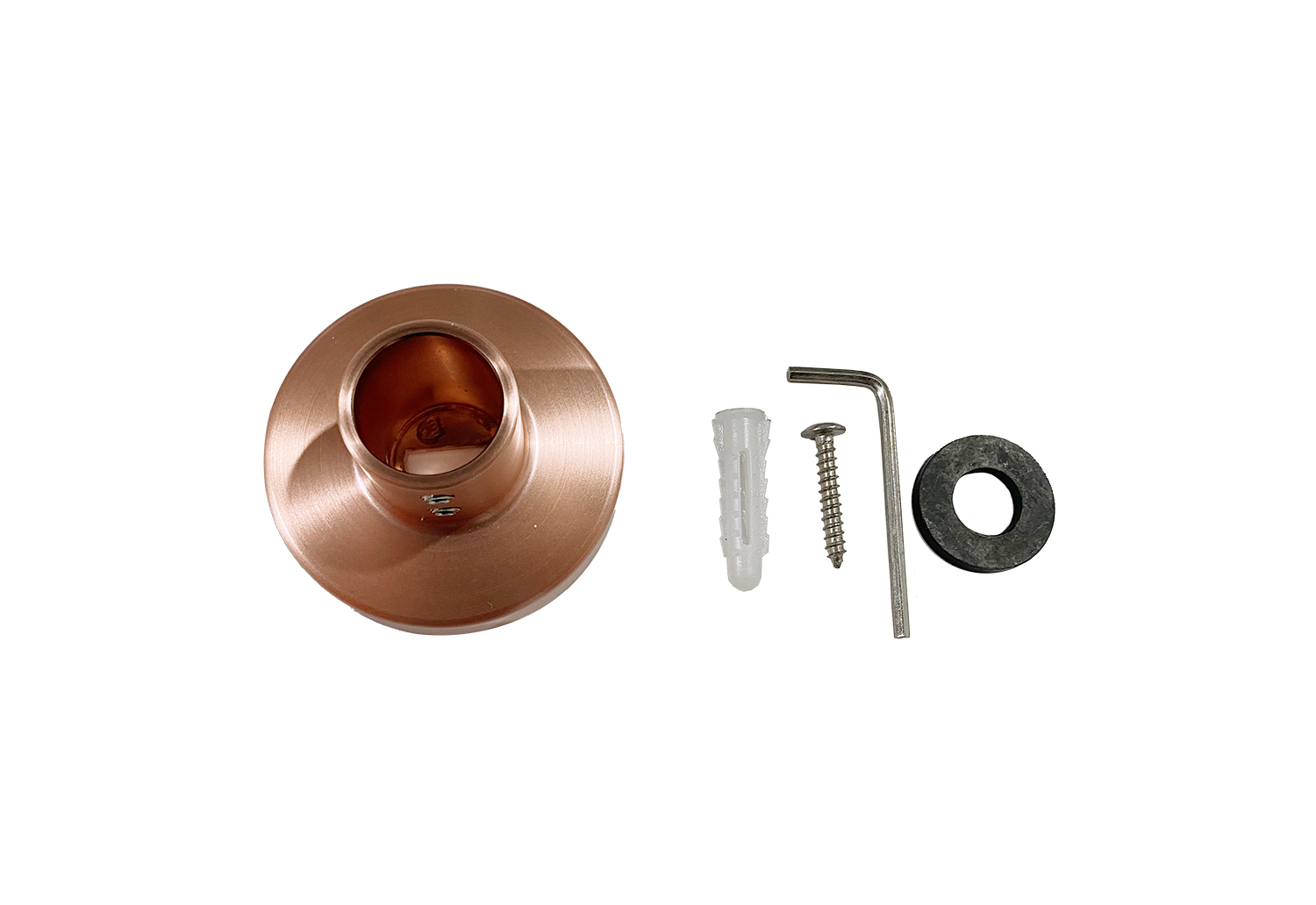 Saniclear Copper muurbevestiging regendouche