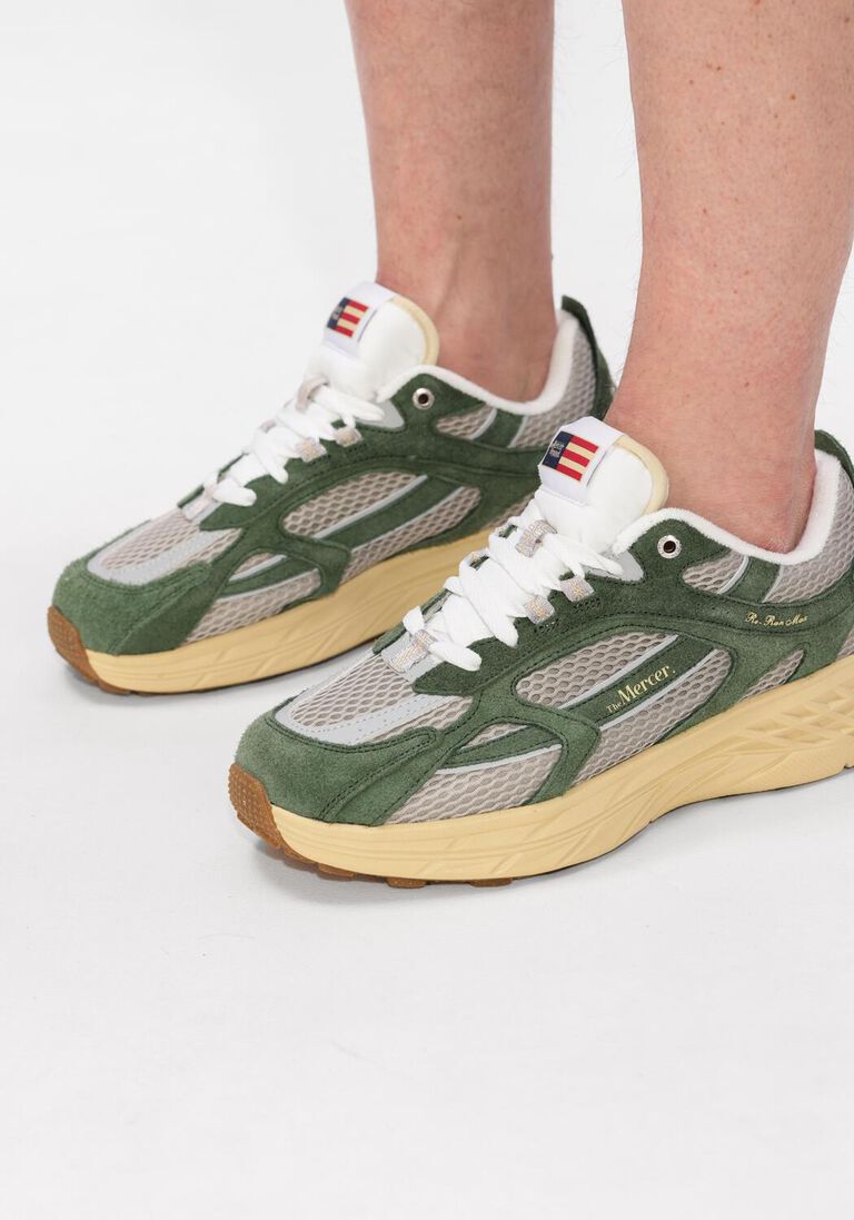 groene mercer amsterdam lage sneakers the re-run max americana