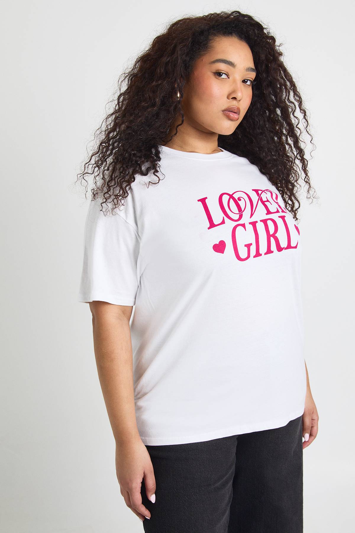 boohoo T-shirt Graphique Grande Taille Saint-Valentin 