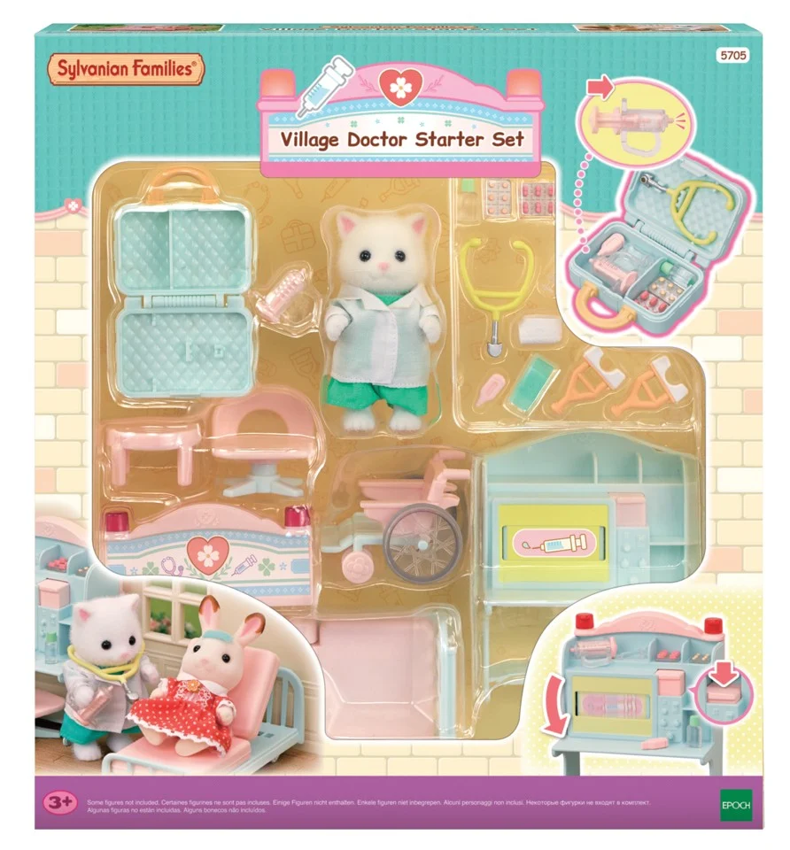 Sylvanian Families - Landsbylægen's Starter Sæt (5705)