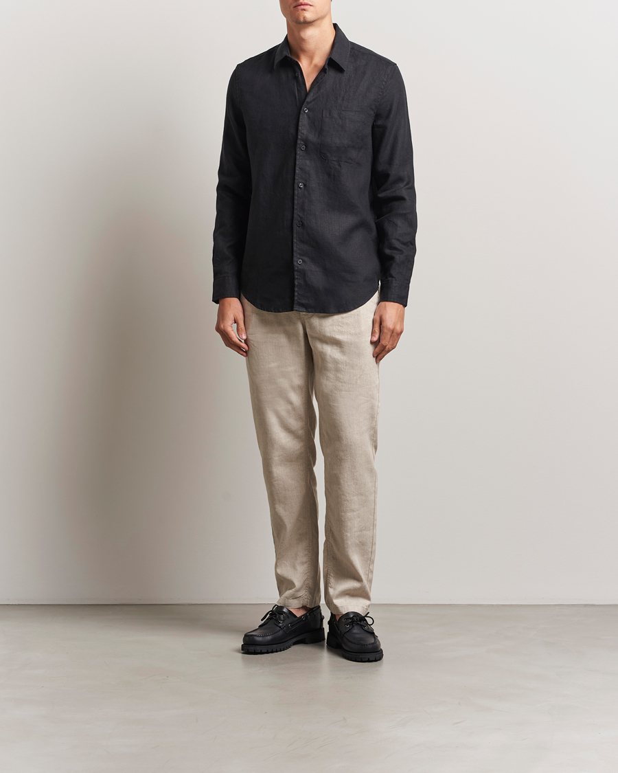 Samsøe Samsøe Liam Linen Shirt Black