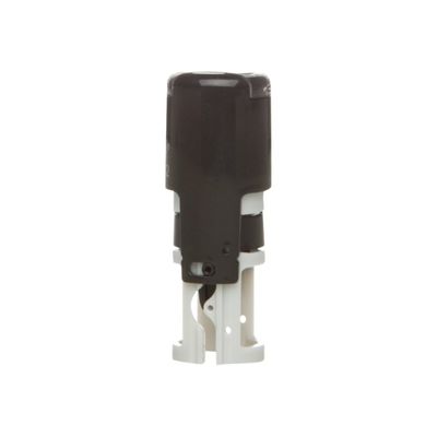 Trodat Printy 4612 - Tampon rond personnalisable avec logo ou initiales sur 1 ou 2 lignes - zone d'impression diamètre 12 mm