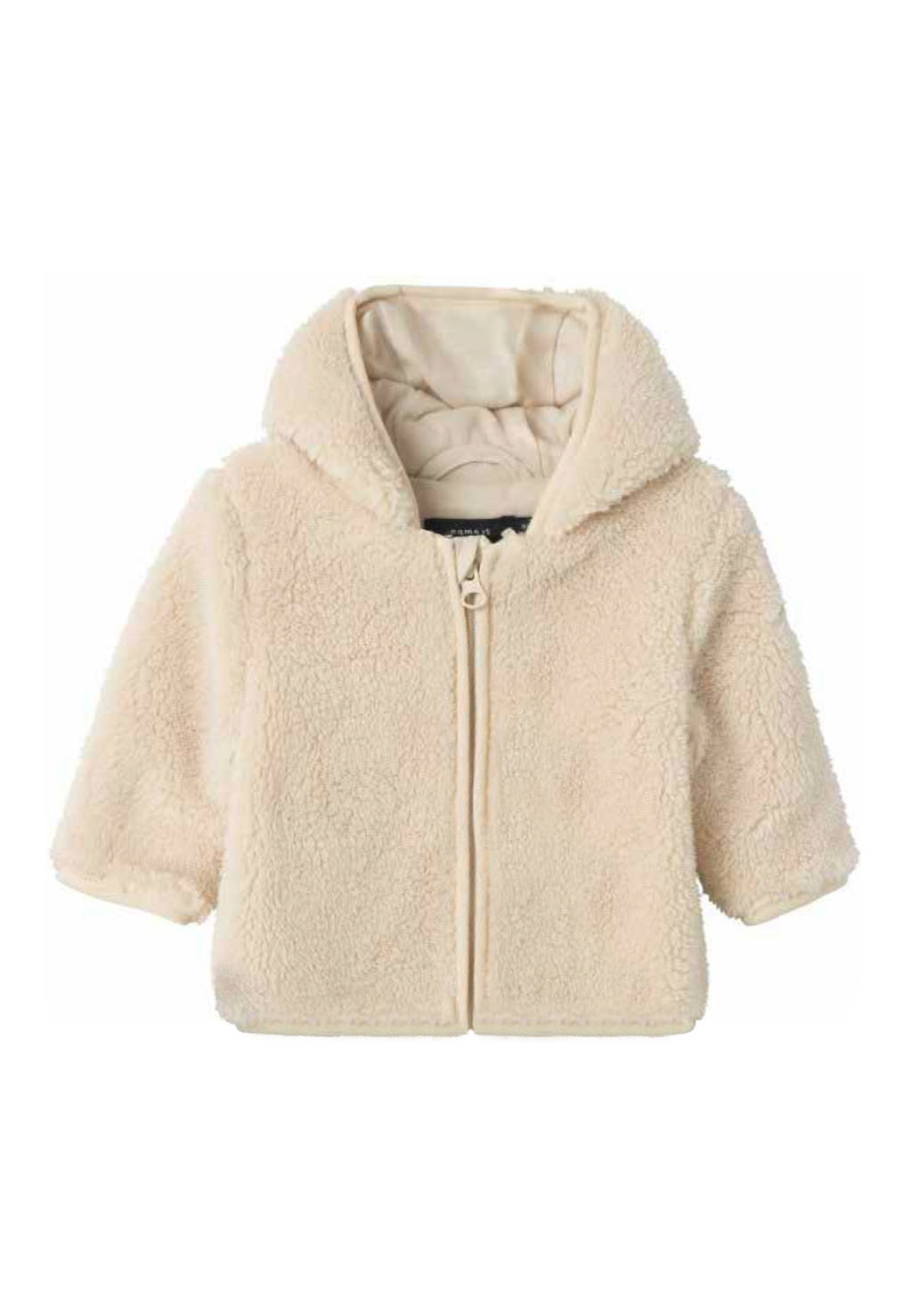 NAME IT baby teddy winterjas NBNMAYAN ecru