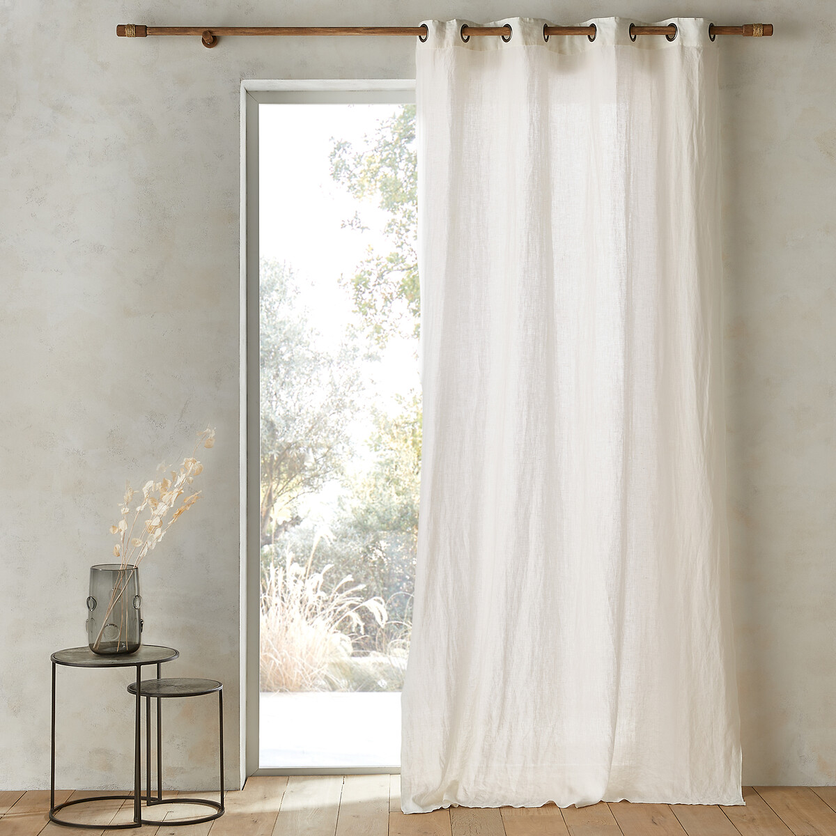 AM.PM<br>Cortina em linho lavado, estilo romano