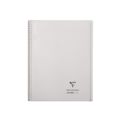 Clairefontaine Koverbook - Cahier à spirale polypro 24 x 32 cm - 160 pages - petits carreaux (5x5 mm) - disponible dans différentes couleurs